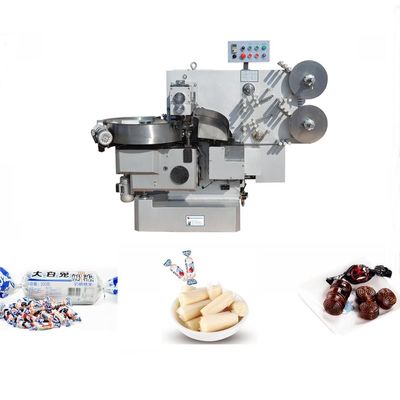 China de Chocoladereep Verpakkende Machine van 3Ph 380V, Dubbele de Verpakkingsmachine van het Draaihoofdkussen leverancier